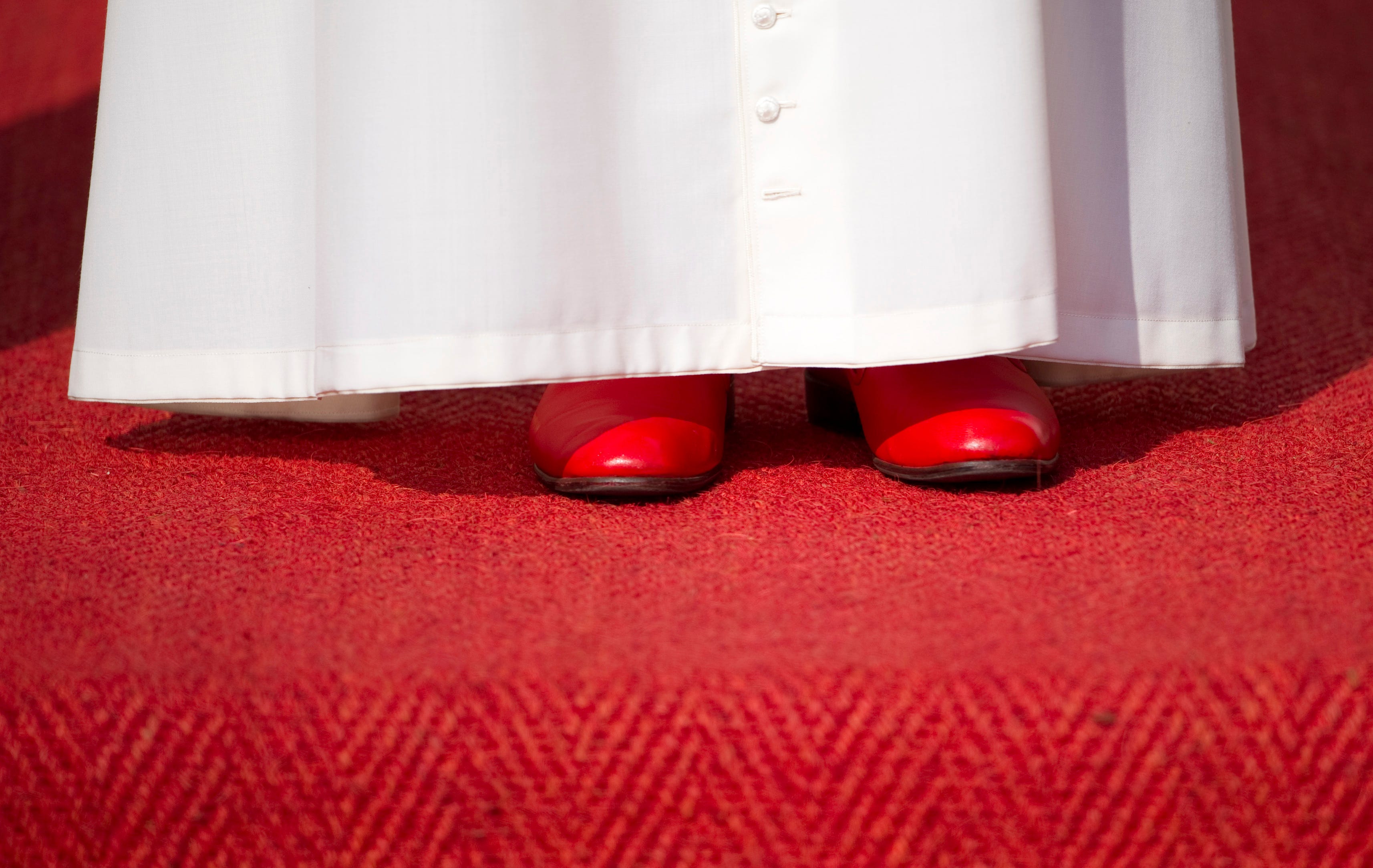 pope prada shoes